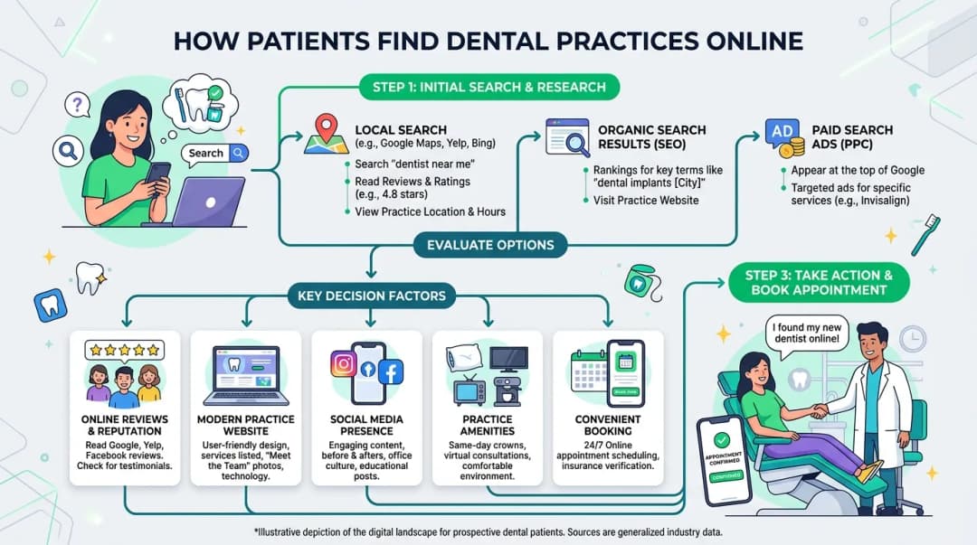 How Patients Are Finding Dental Practices Online — And Why Your Clinic Needs to Show Up